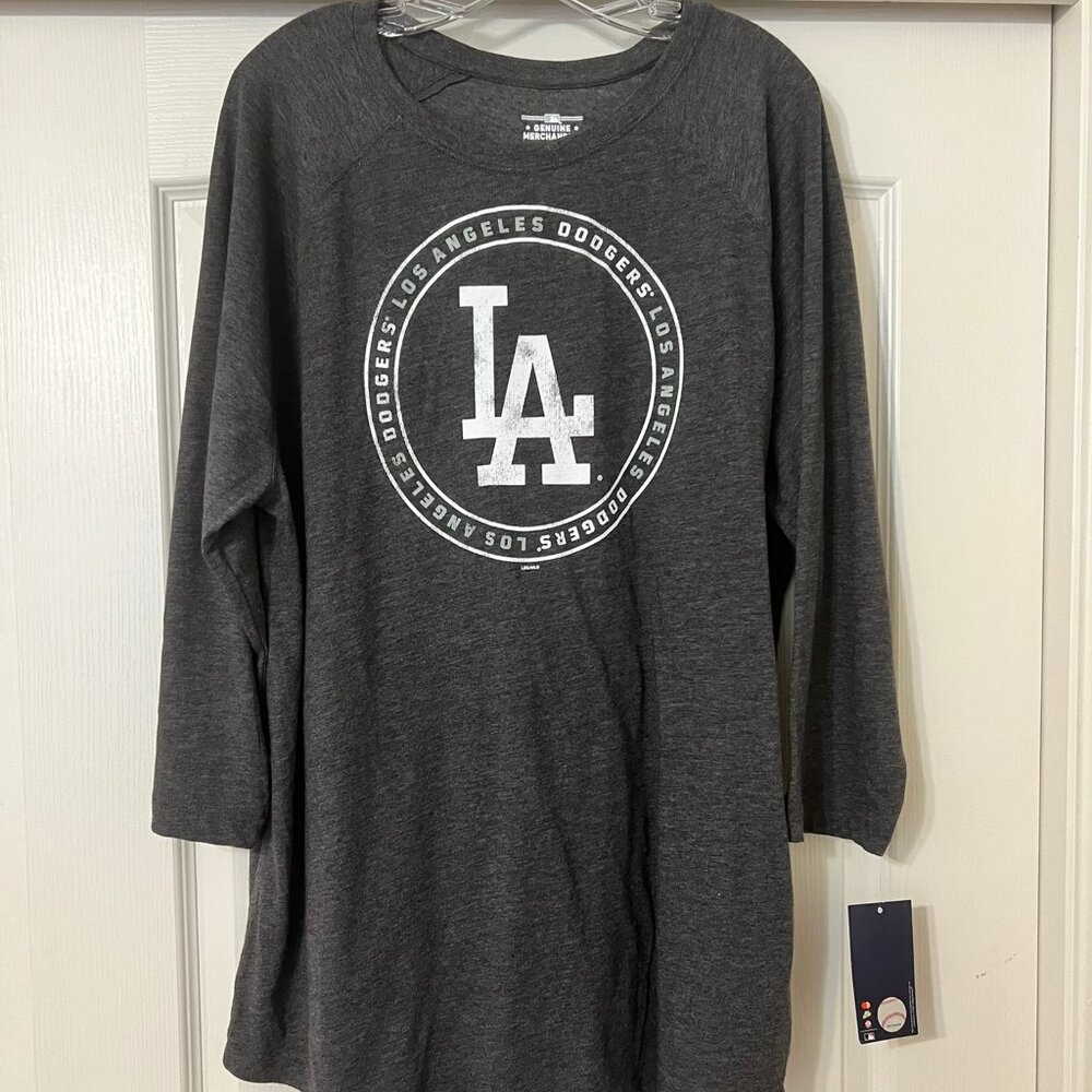 Los Angeles Dodgers Baseball - Mens Grey Shirt - Size XXL - New With Tags